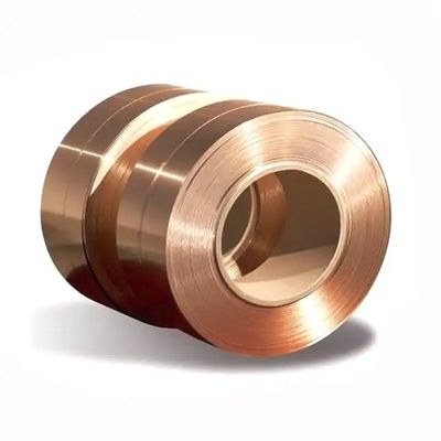 99.99% Copper Strip Coil C61300 C61400 Thick 5mm 26 Gauge Copper Brass Sheet Roll