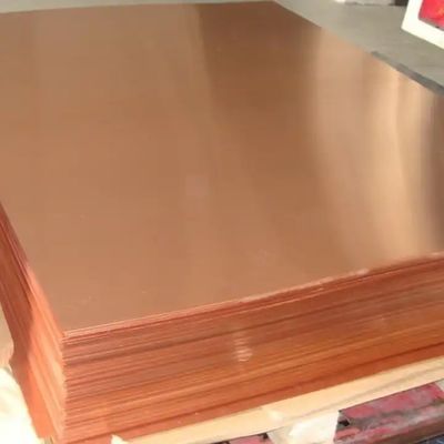 ASTM C11000 C10200 C17200 Pure Copper Sheet Plate Metal 10mm To 2500mm Width