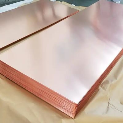 Nonferrous Metals C12000 C12200 Pure Red Copper Sheet Plate Solid Copper Sheets