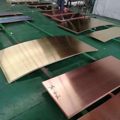 99.9% Purity 0.5 Mm Copper Sheet Metal ASTM C10100 C11000 3mm Polished Copper Sheet