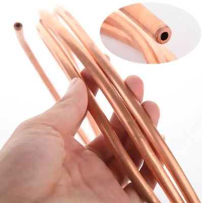 Astm B280 C12200 Copper Pipe Coil 15mm 6.35x0.7mm Thin Wall Copper Tubing