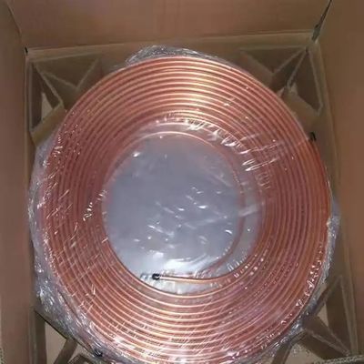 Pancake Coil Air Conditioner Copper Pipe Tube 1/4 7/8 Inch For Heat Exchanger