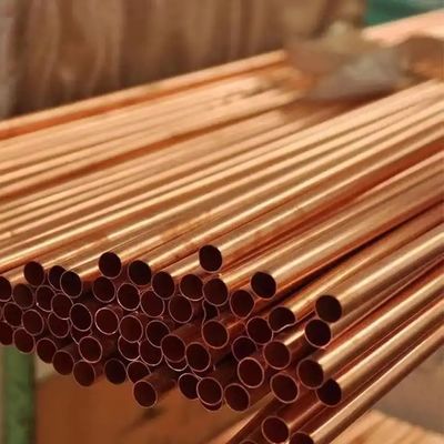 C26000 6000mm  Yellow Coated Copper Pipe 4mm Od Brass Tube For Construction Decoration