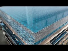 8mm 알루미늄 다이아몬드 판 판 금속 웅진 뚫린 알루미늄 체크판 판 판 쇼케이스